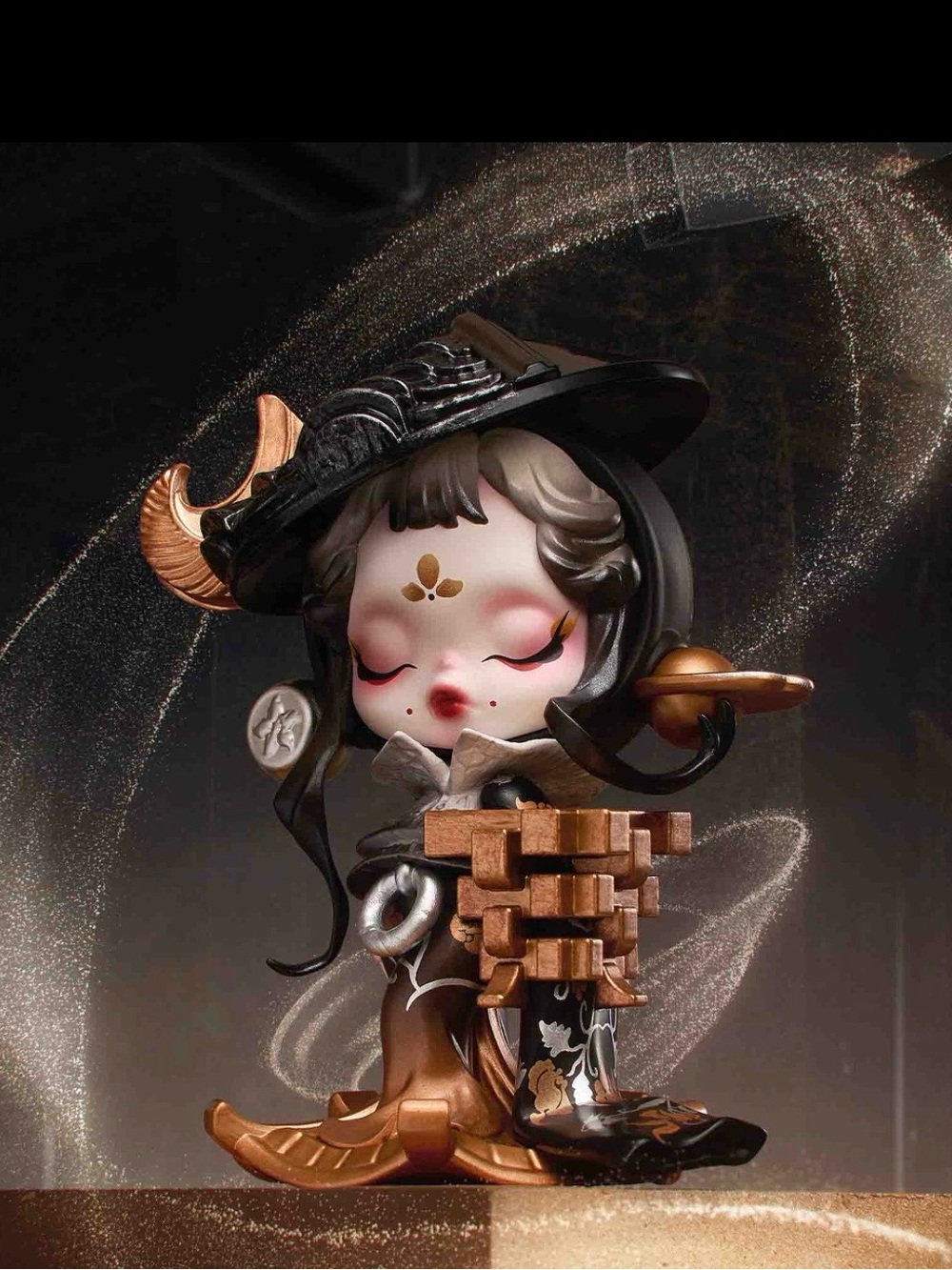 Popmart skull panda where time dwell series beneath flying eaves